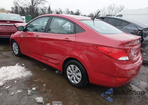 2016 Hyundai Accent Se из США, поврежденный, VIN KMHCT4AE2GU120788